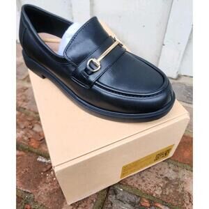 Wydr Studios Remy Low Heel Classic Loafers Shoes, Comfort, Black Women's US 11WW